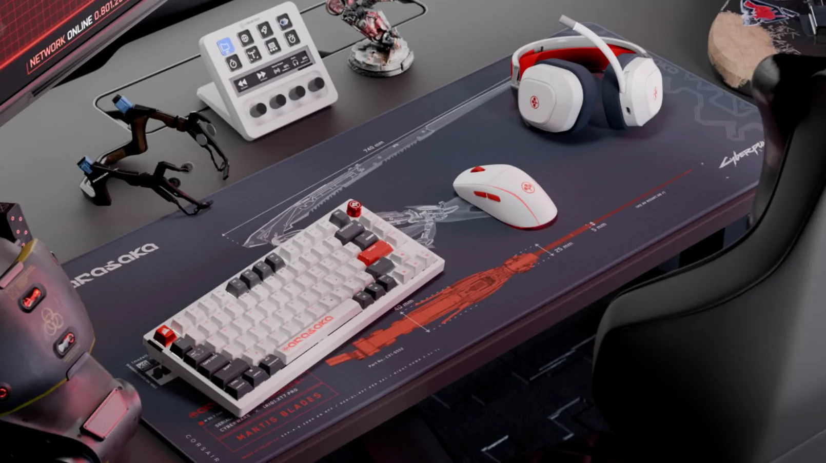 CORSAIR Rilis Periferal Cyberpunk 2077 dan Edgerunners 2, Pre-Order 22 Oktober