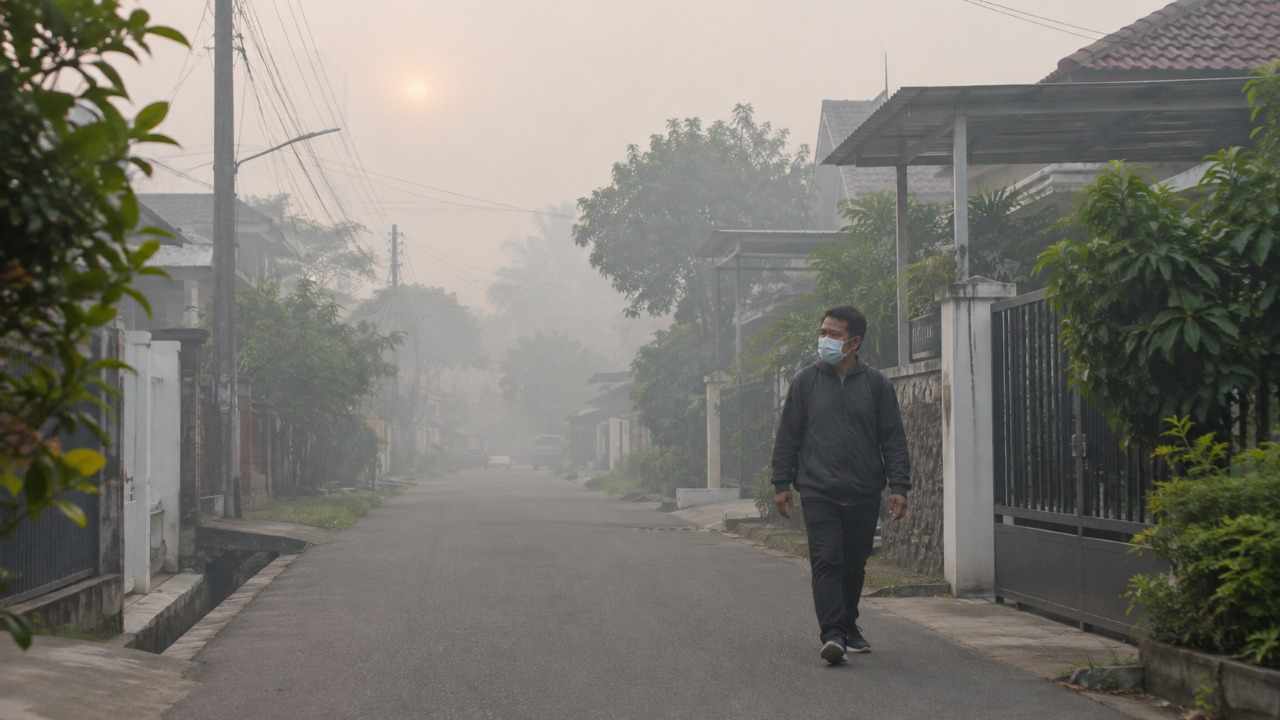 Udara Kabur Selimuti Mayoritas Wilayah Sumsel 25 Oktober 2026, BMKG Sebut Hujan Ringan di OKU dan OKI