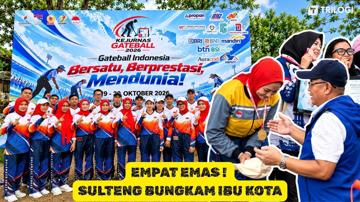 Sulteng Juara Umum Kejurnas Gateball 2026 dengan 4 Emas dan 1 Perak, Andalkan Atlet Lokal