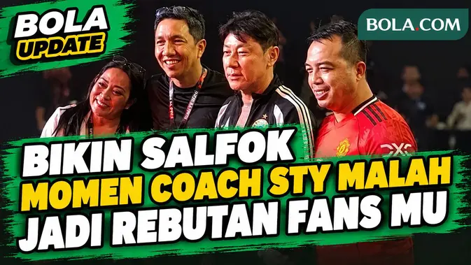 Shin Tae-yong Diserbu Fans MU di Pengenalan Skuad OGFC di Senayan Park