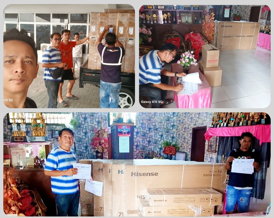 SD GMIM 05 Manado Terima 5 Unit Smart TV 75 Inci dari Kemendikdasmen untuk Digitalisasi Kelas