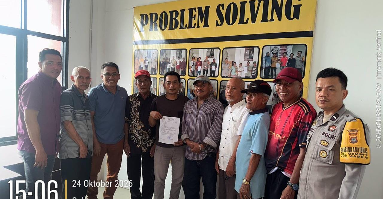 Lahan Fasum 4x12 Meter di Mamunyu Ditanami Warga, Polisi Mediasi hingga Sepakat Damai
