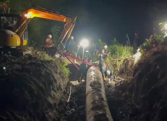 PDAM Tirta Moedal Semarang Rampungkan Perbaikan Pipa 900 Milimeter di IPA Jatibarang, Aliran Semarang Barat Masih Dinormalisasi