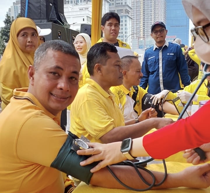 HUT ke-62 Golkar di Lapangan Merdeka Medan, Andar Amin Harahap Sebut Antusiasme Warga Bukti Kedekatan Partai