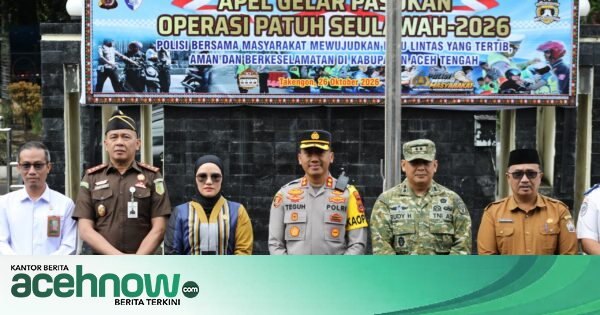 Operasi Patuh Seulawah 2026 di Aceh Tengah Libatkan 150 Personel TNI-Polri, Berlaku 14 Hari Mulai 26 Oktober