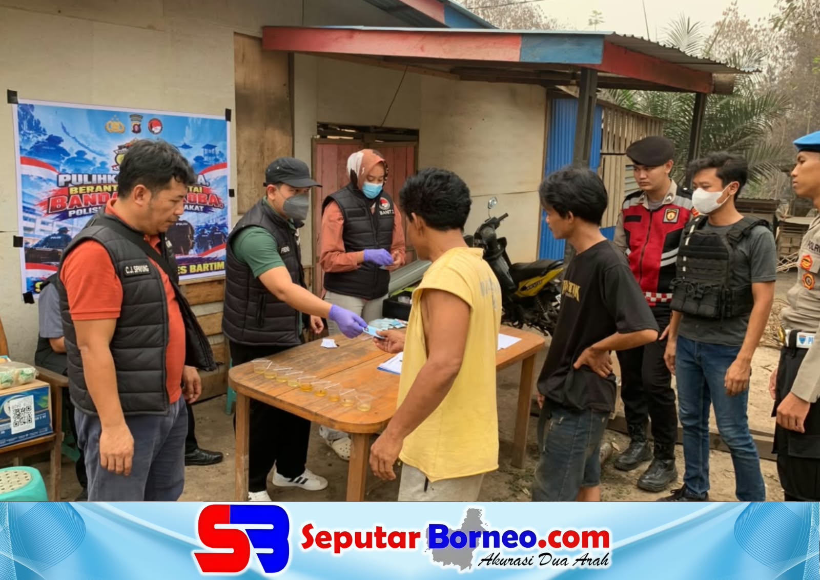 Polres Barito Timur Razia 32 Sopir Angkutan Batu Bara di Jalan Hauling Road, Semua Negatif Narkoba