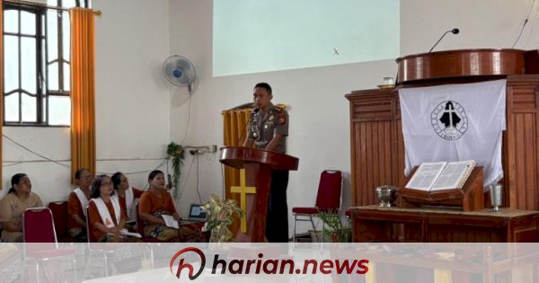 Kapolres Luwu AKBP Andrias Nurcahyo Wibowo Temui Jemaat Gereja Toraja Pattedong, Ajak Warga Cegah Karhutla