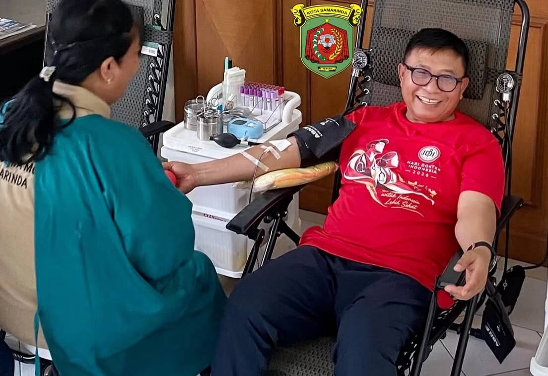 HUT ke-76 IDI di Samarinda, Wawali Apresiasi Peran Dokter dan Rangkaian Fun Walk hingga Donor Darah