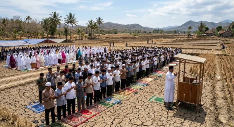 Kemenag Terbitkan Edaran Salat Istisqa untuk Wilayah Kekeringan dan Karhutla, Ini Jadwal dan Tata Caranya