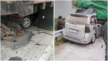 Avanza Tabrak Truk di Bahu Tol Terpeka, Enam Penumpang Tewas
