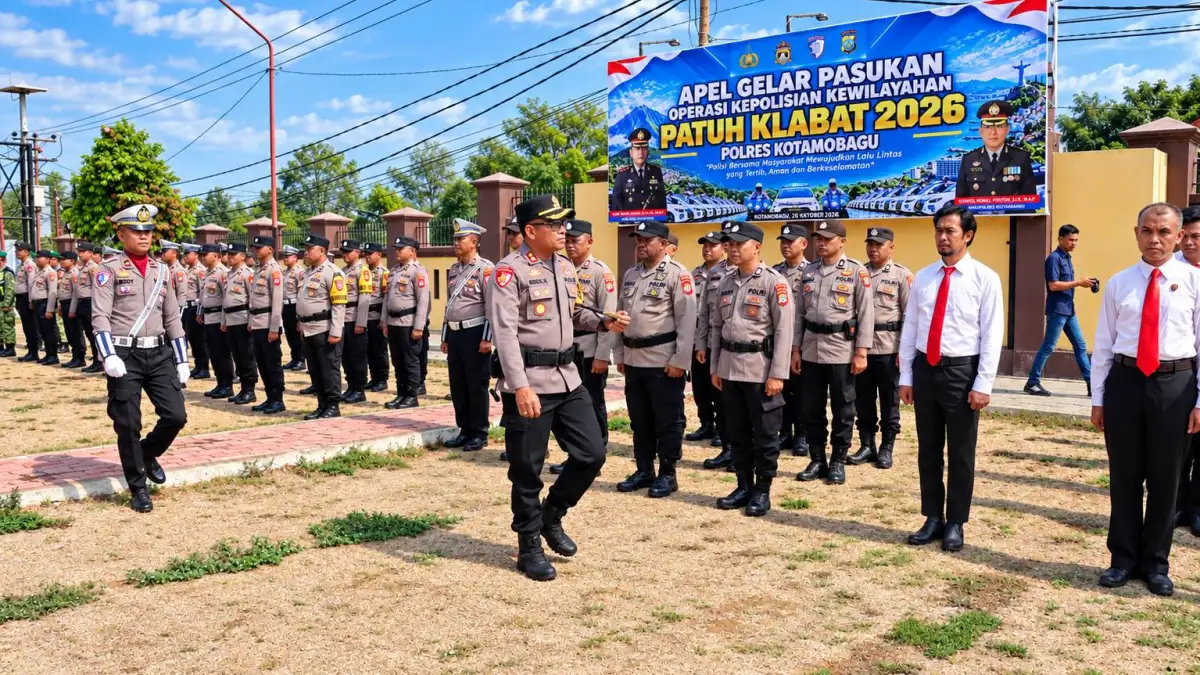 Operasi Patuh Klabat 2026 di Kotamobagu Berlangsung 14 Hari, Kapolres Kerahkan ETLE dan Libatkan TNI-Dishub