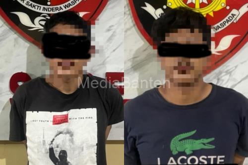 Polres Serang Ringkus Dua Pelaku Curanmor Kragilan Kurang 12 Jam, 5 Motor Disita
