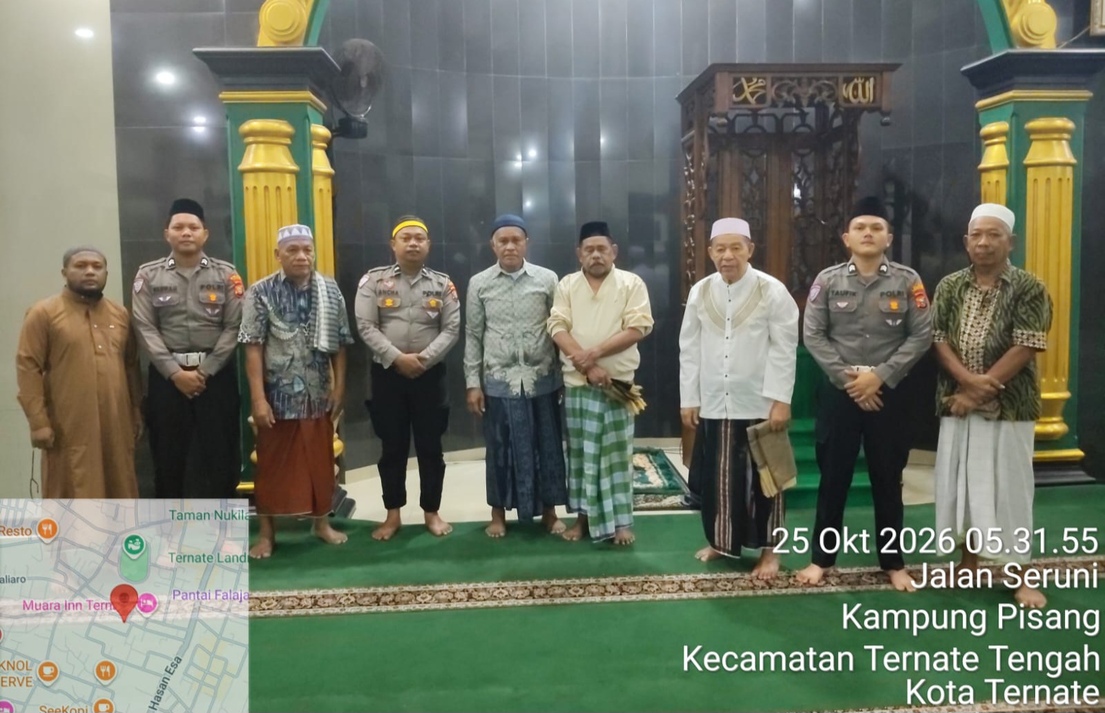 Ketua Gerindra Ternate Apresiasi Program Salat Subuh Keliling dan Polisi Bersama Masyarakat Kapolri