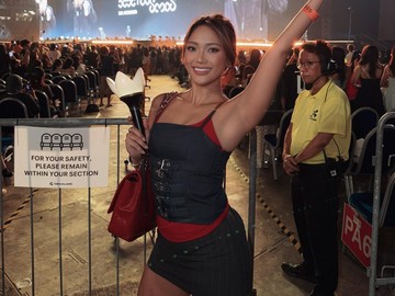 Marion Jola Nonton Konser BIGBANG, Bahagia Campur Haru