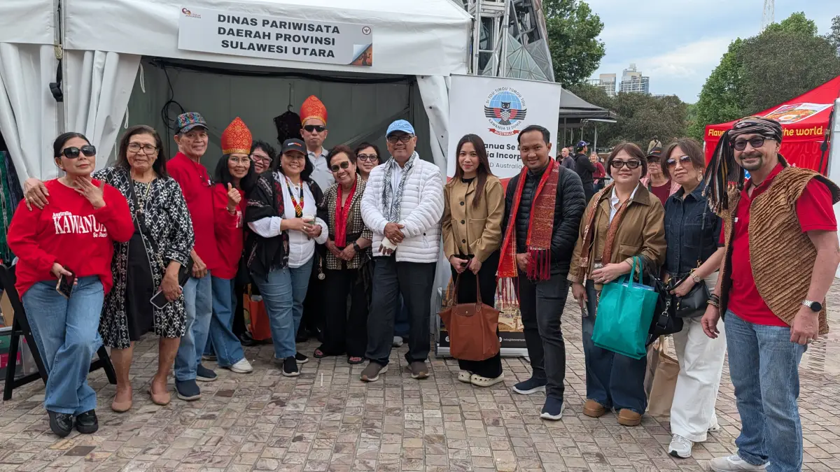 Dispar Sulut dan KSD Australia Promosikan Produk Unggulan di Festival Indonesia Melbourne 2026