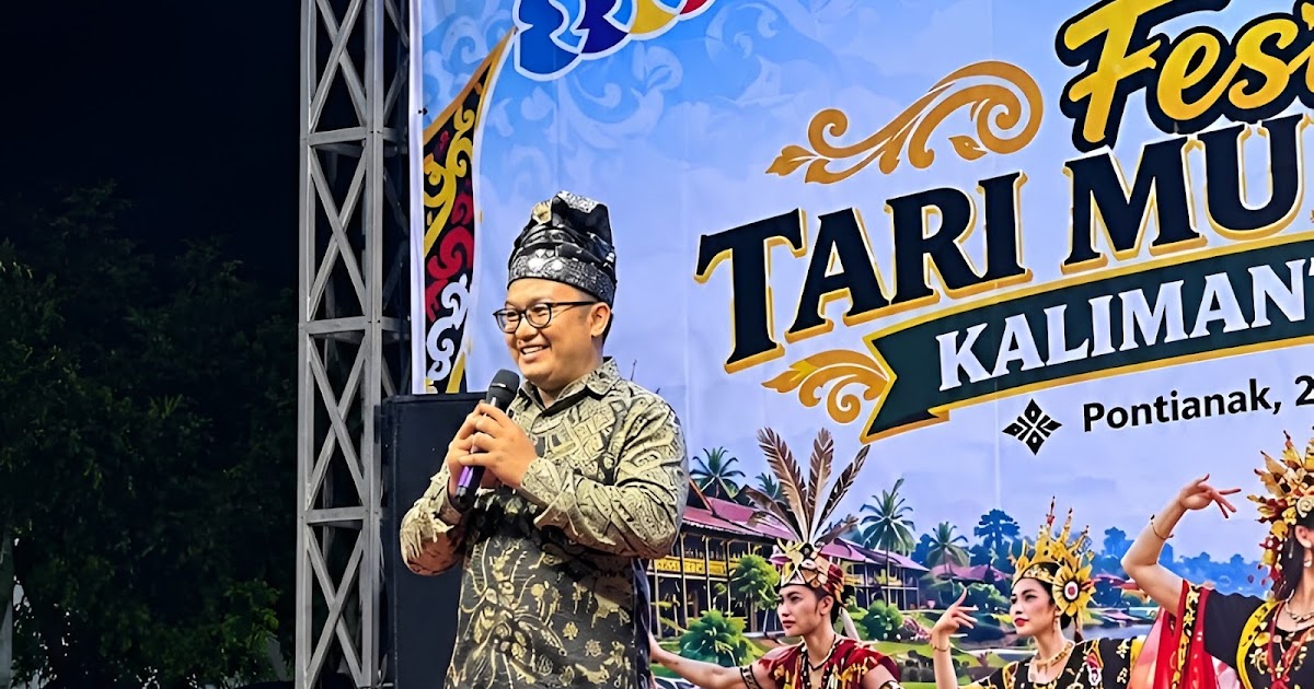 Festival Tari se-Kalimantan Barat Digelar di Alun-Alun Kapuas Pontianak, Firdaus Sebut Ajang Persaudaraan Lintas Etnis