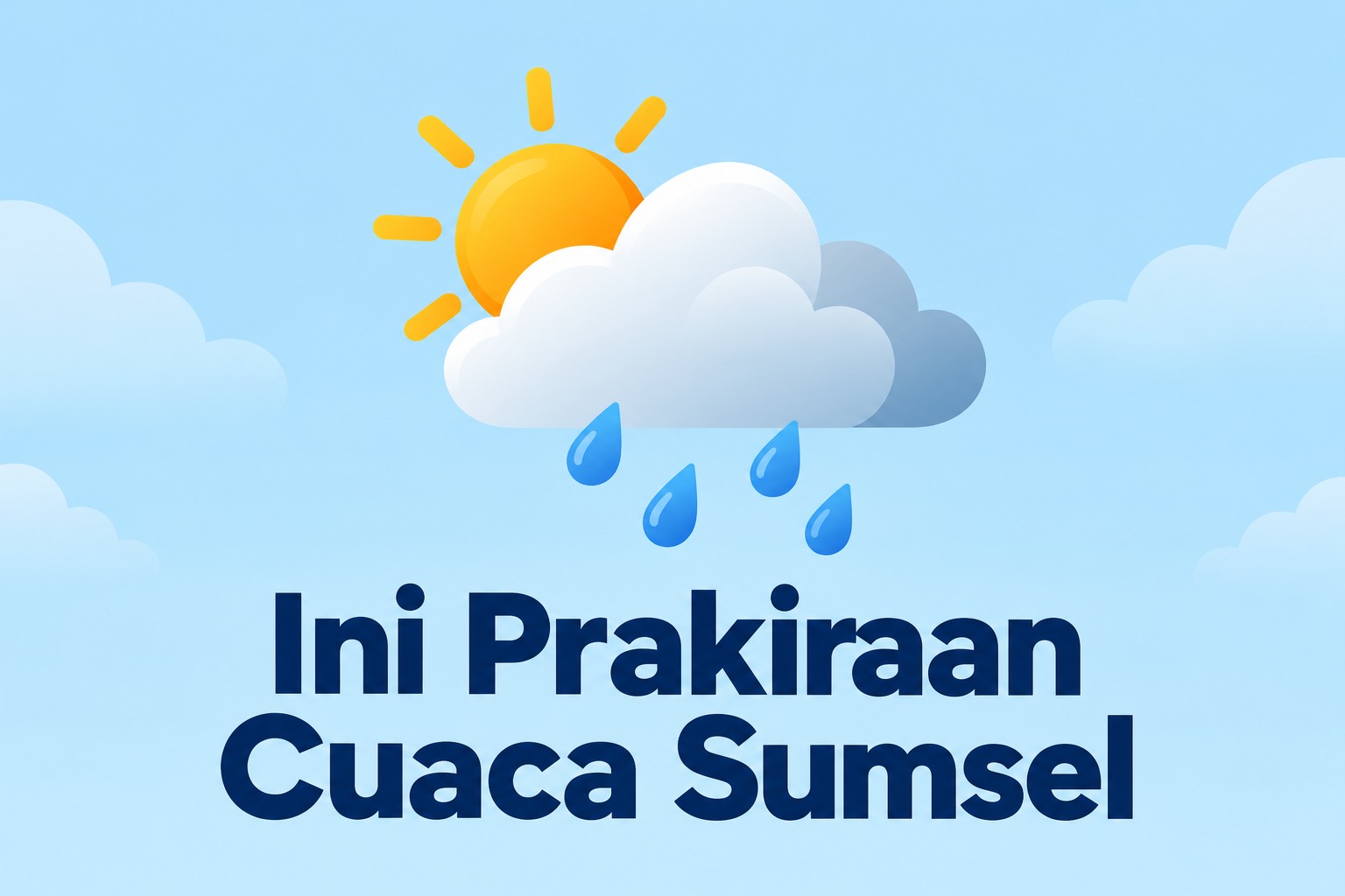 BMKG Prakirakan Hujan Meluas di 17 Kabupaten/Kota Sumsel pada 28 Oktober 2026, Palembang Berpotensi Petir