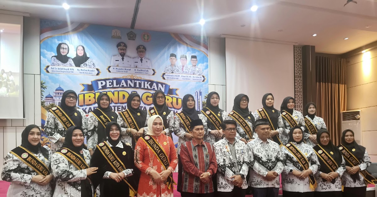 Bunda Guru Aceh Singkil Habibatussania Safriadi Oyon Dilantik di Aula Dinas Pendidikan Aceh, Fokus Penguatan Karakter Anak