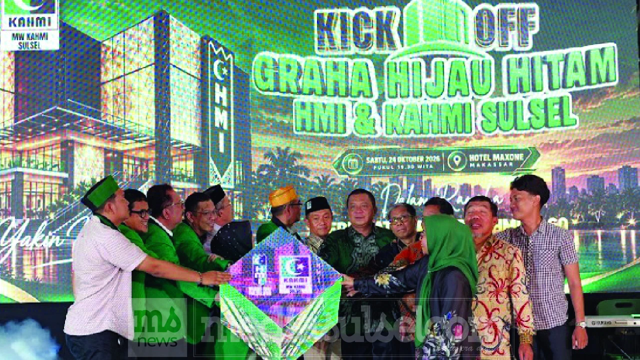 KAHMI Sulsel Kick Off Pembangunan Graha Hijau Hitam di Makassar, Target Jadi Laboratorium Pergerakan Kader HMI