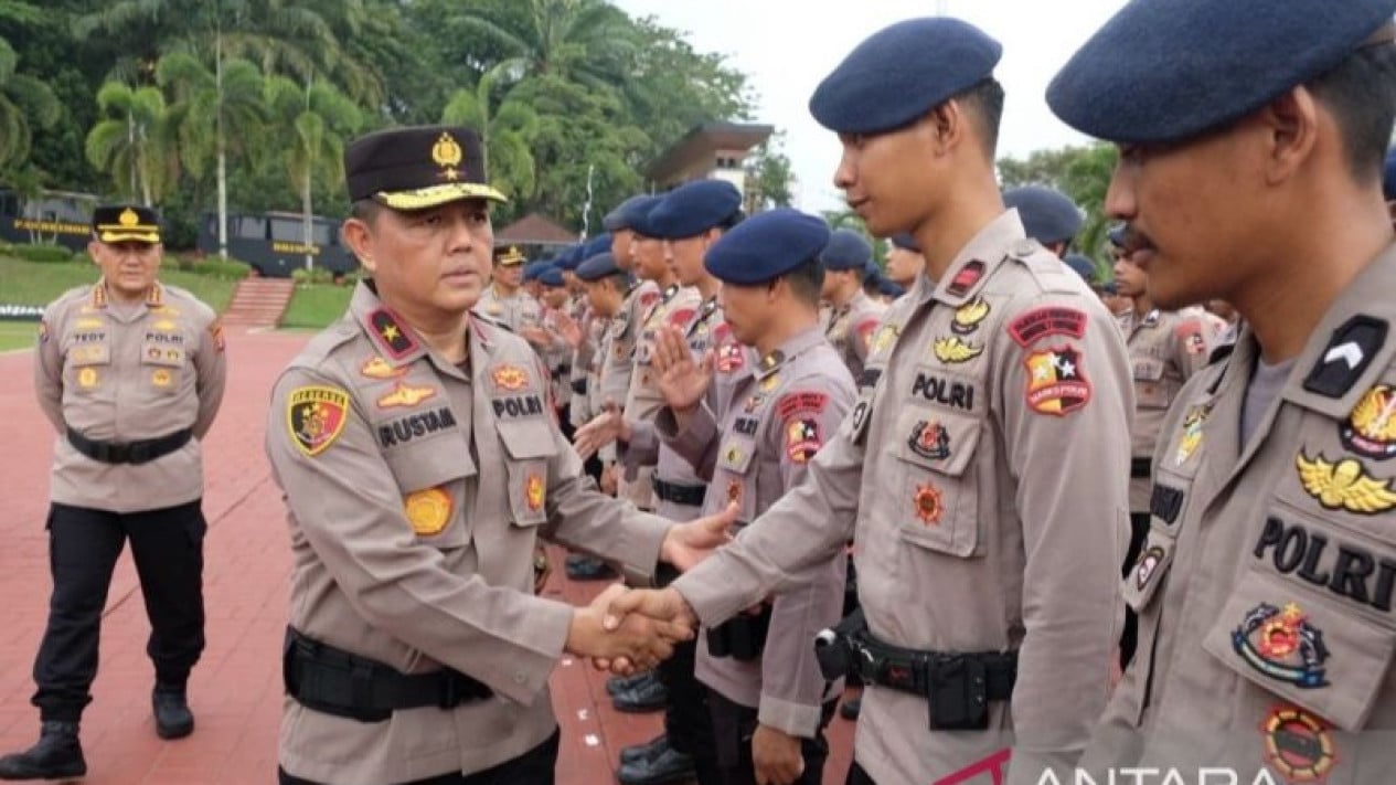 Polda Kaltim Kerahkan 100 Personel BKO ke 4 Kabupaten Rawan Karhutla, Kutai Barat Paling Berisiko