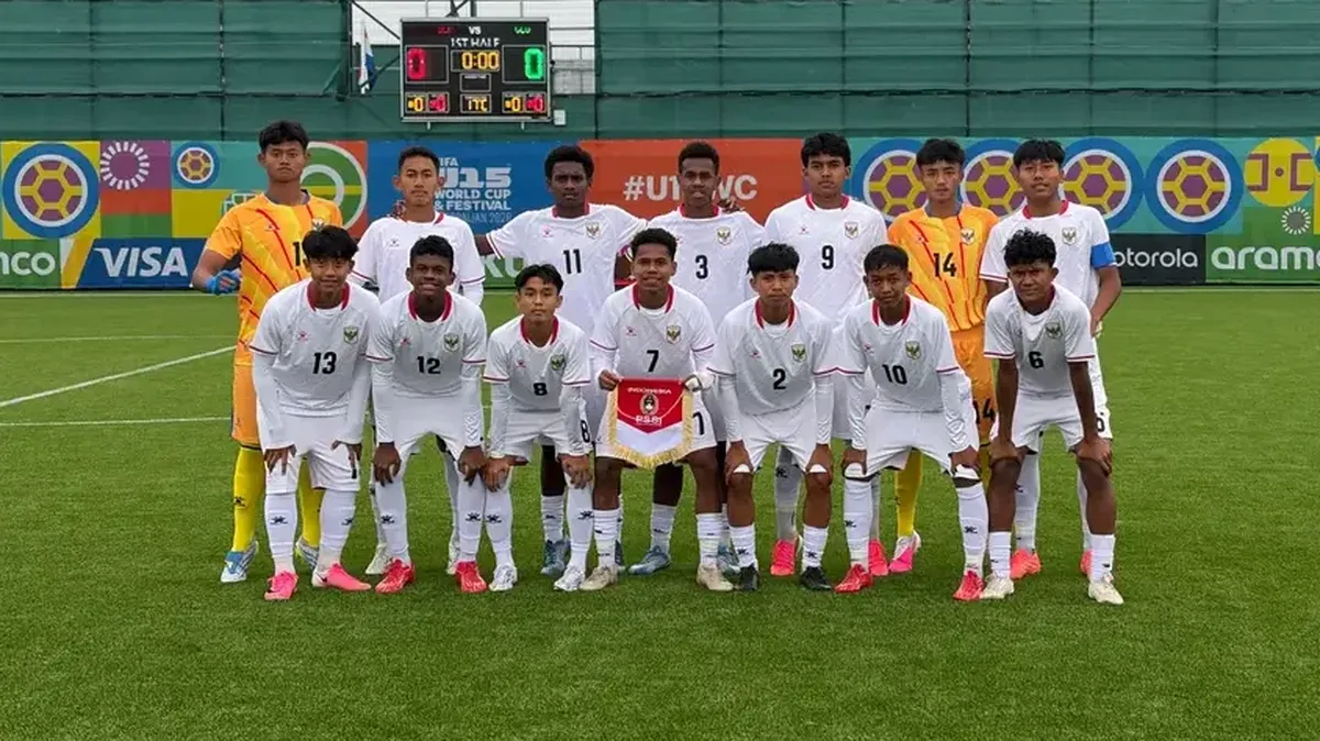 Indonesia U-15 Kalah 1-2 dari Portugal, Peringkat 4 Klasemen Grup G