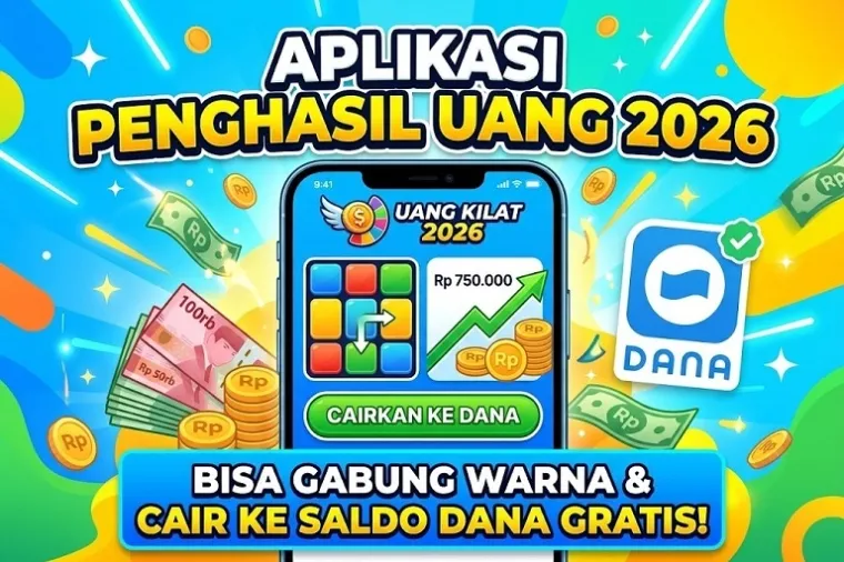 Aplikasi Penghasil Uang 2026 Main Gabung Warna, Klaim Cair ke Saldo Dana