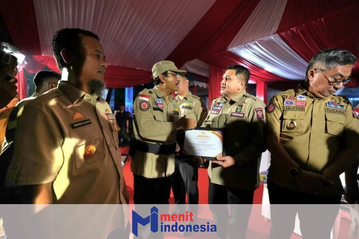 Wali Kota Makassar Munafri Arifuddin Terima Penghargaan Mensos di Puncak Jambore Tagana Sulsel