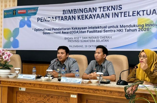 Kemenkum Sumsel Dampingi 70 Peserta OPD Daftarkan Kekayaan Intelektual Hasil Inovasi Daerah