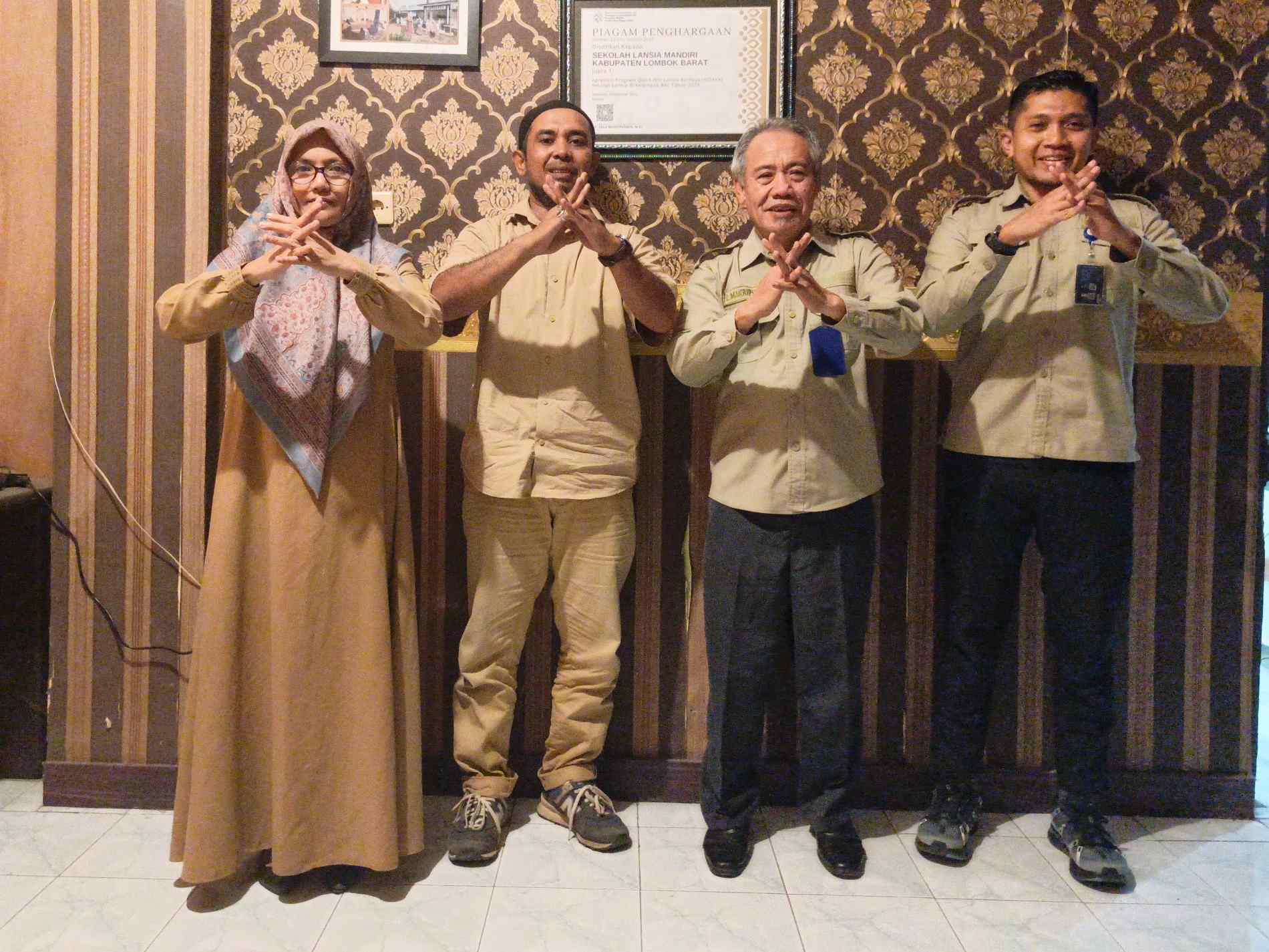 Desa Mambalan Lombok Barat Juara 1 Nasional Kampung KB 2026 lewat Kelas Ayah Siaga Darurat