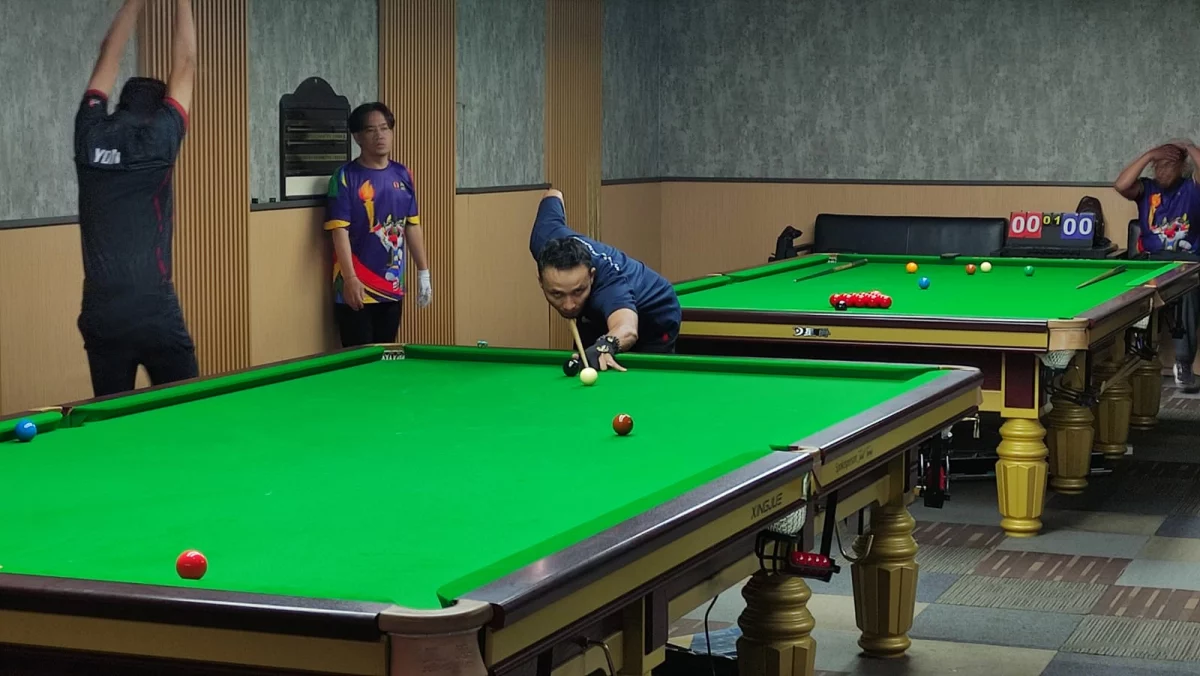 Atlet Snooker Kota Semarang Maulana Raih Perunggu 16 Red Porprov Jateng 2026, Bidik Emas di Nomor 6 Red