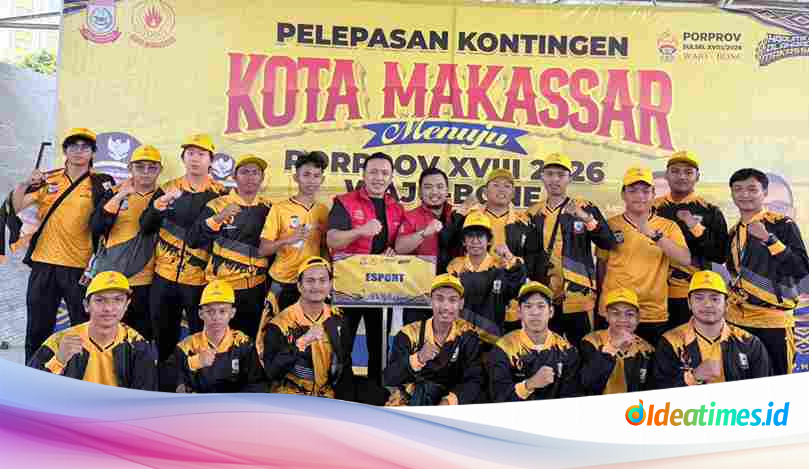 KONI Makassar Lepas 49 Cabor ke Porprov XVIII Sulsel, Target 200 Medali Emas di Wajo-Bone