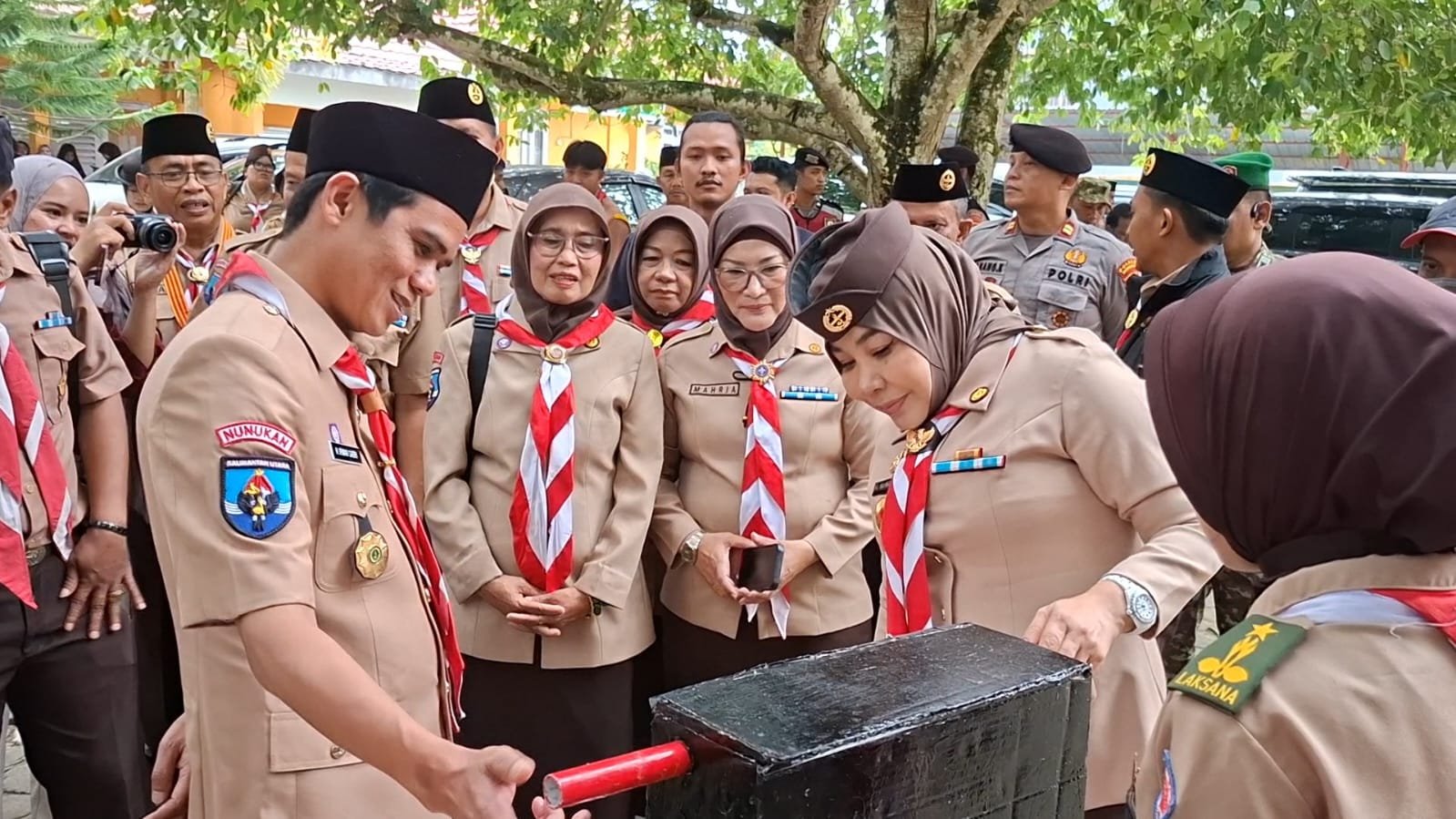 Ketua Kwarda Pramuka Kaltara Dorong Karya Pelajar Nunukan Masuk Jaringan UMKM dan Jadi Oleh-oleh Khas