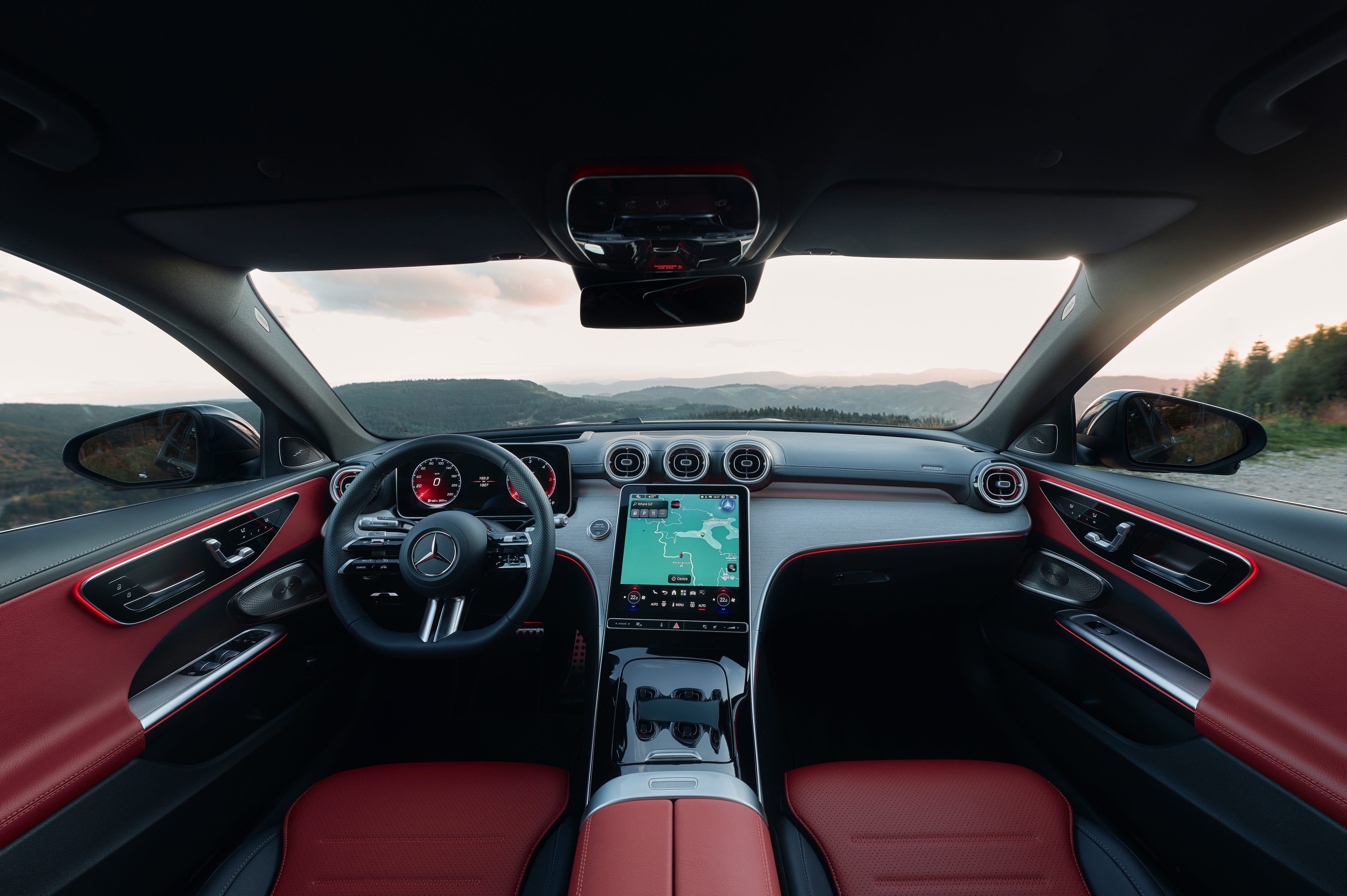 Interior Mercedes-Benz C350 2027 Terlihat dari Segala Sisi, Ini Detailnya