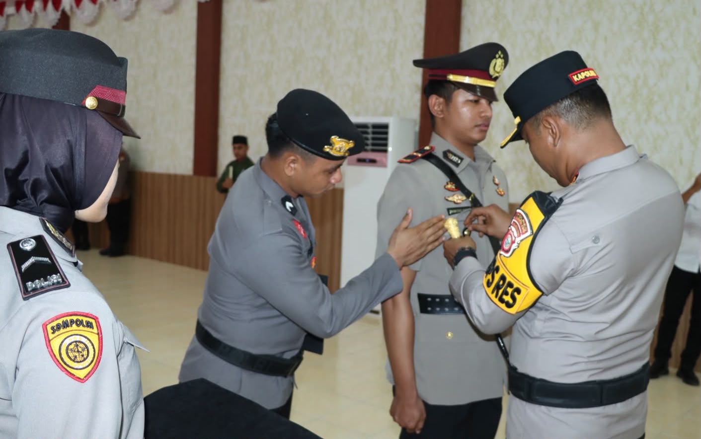 Kapolres Halmahera Timur Lantik Ipda Imam Eko Akbar Yudha Jadi Kapolsek Wasile Selatan, Peredaran Miras Jadi Prioritas