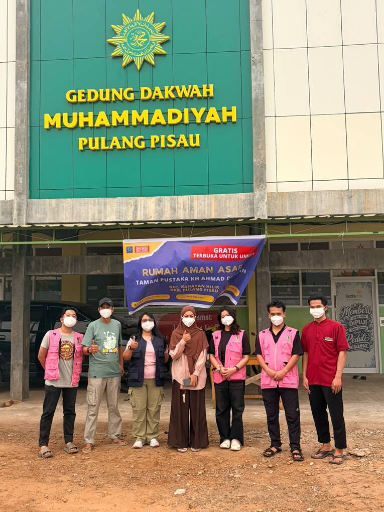 Taman Pustaka KH Ahmad Dahlan Pulang Pisau Buka Rumah Aman Asap bagi Warga Terdampak Karhutla Kalteng
