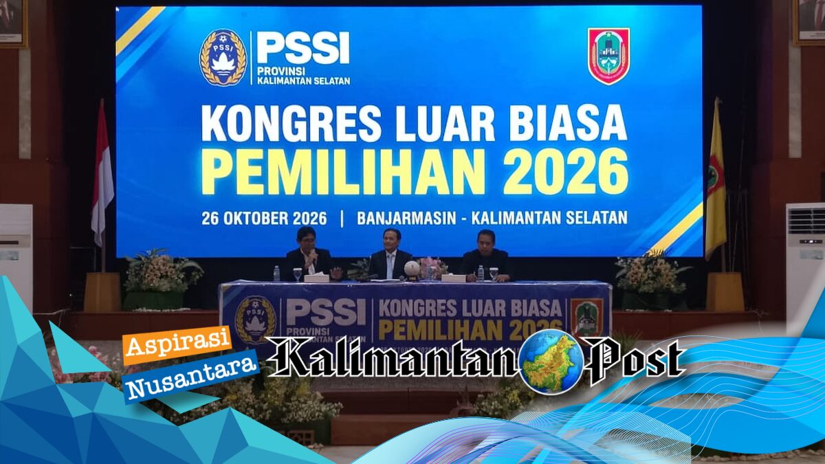 Hasnuryadi Sulaiman Kembali Pimpin PSSI Kalsel 2026-2030, Terpilih Aklamasi di Kongres Banjarmasin