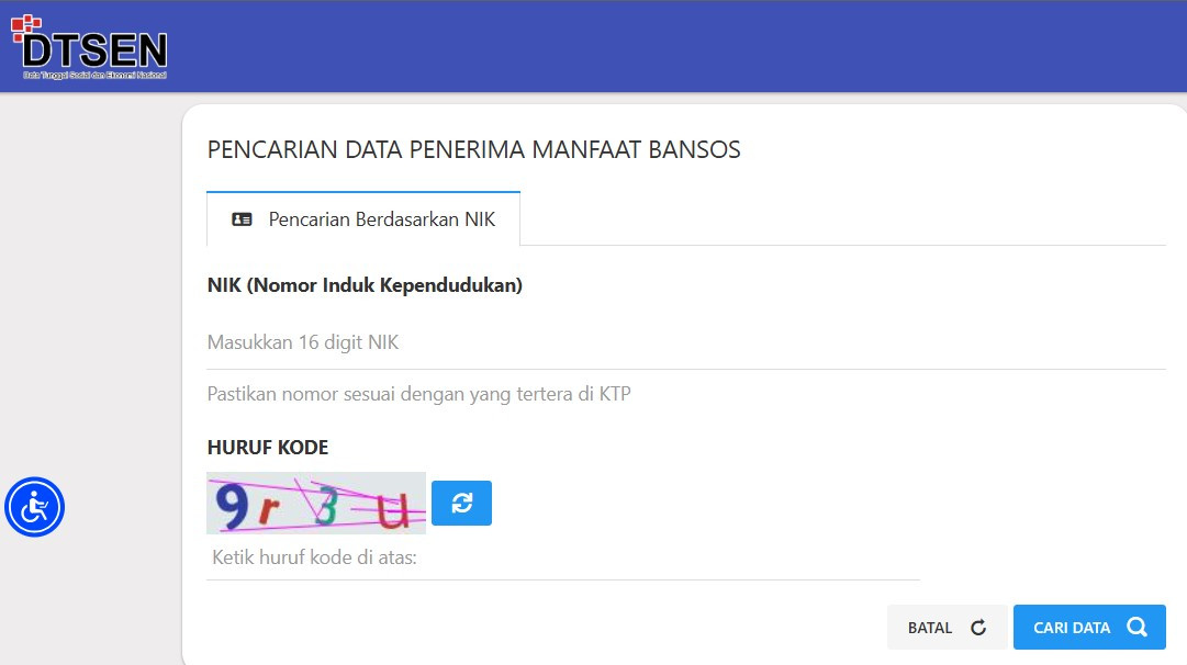 Cek Bansos Oktober 2026 via NIK KTP, Begini Status PKH dan BPNT