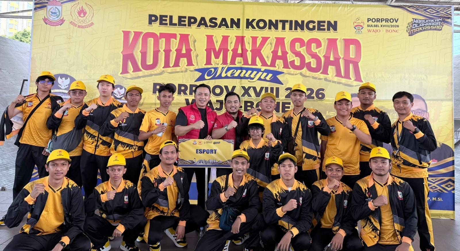 KONI Makassar Lepas 49 Cabor ke Porprov XVIII Sulsel, Bidik 200 Medali Emas di Wajo-Bone