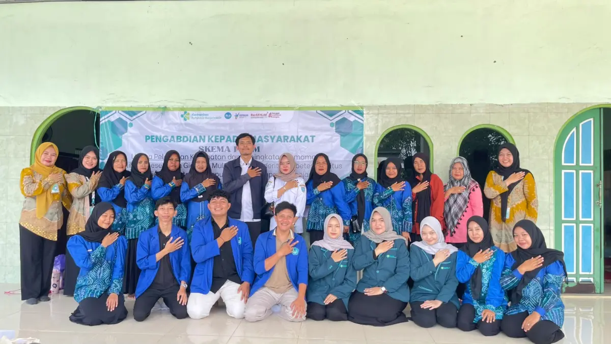 166 Warga Diabetes di Martapura Barat Ikut Program PPDM, Peserta Terampil Menyikat Gigi Naik dari 43 Jadi 157 Orang
