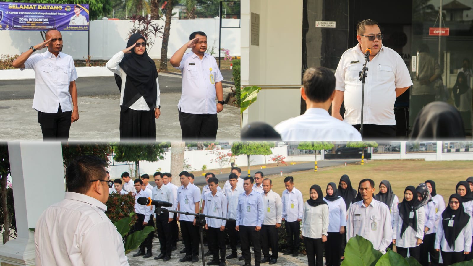 Kantor Pertanahan Musi Rawas Tegaskan Disiplin Pegawai Lewat Apel Pagi, Harry Afrian Ingatkan Integritas Layanan