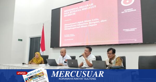 Museum Sulteng Goes to Campus Perdana di Untad, Kuliah Umum Bahas Literasi Sejarah Mahasiswa