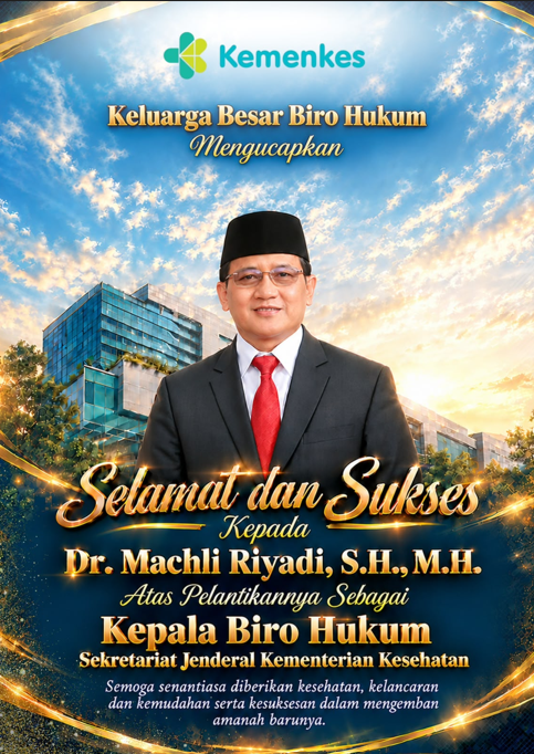 Pejabat Pemko Banjarmasin Machli Riyadi Dilantik Jadi Kepala Biro Hukum Kemenkes RI