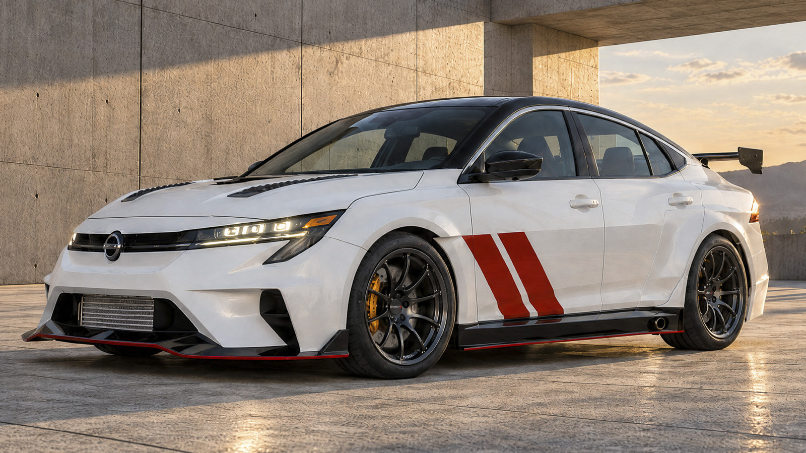 Nissan Sentra Spec-V Concept SEMA 2025: 300 HP dan Transmisi Manual