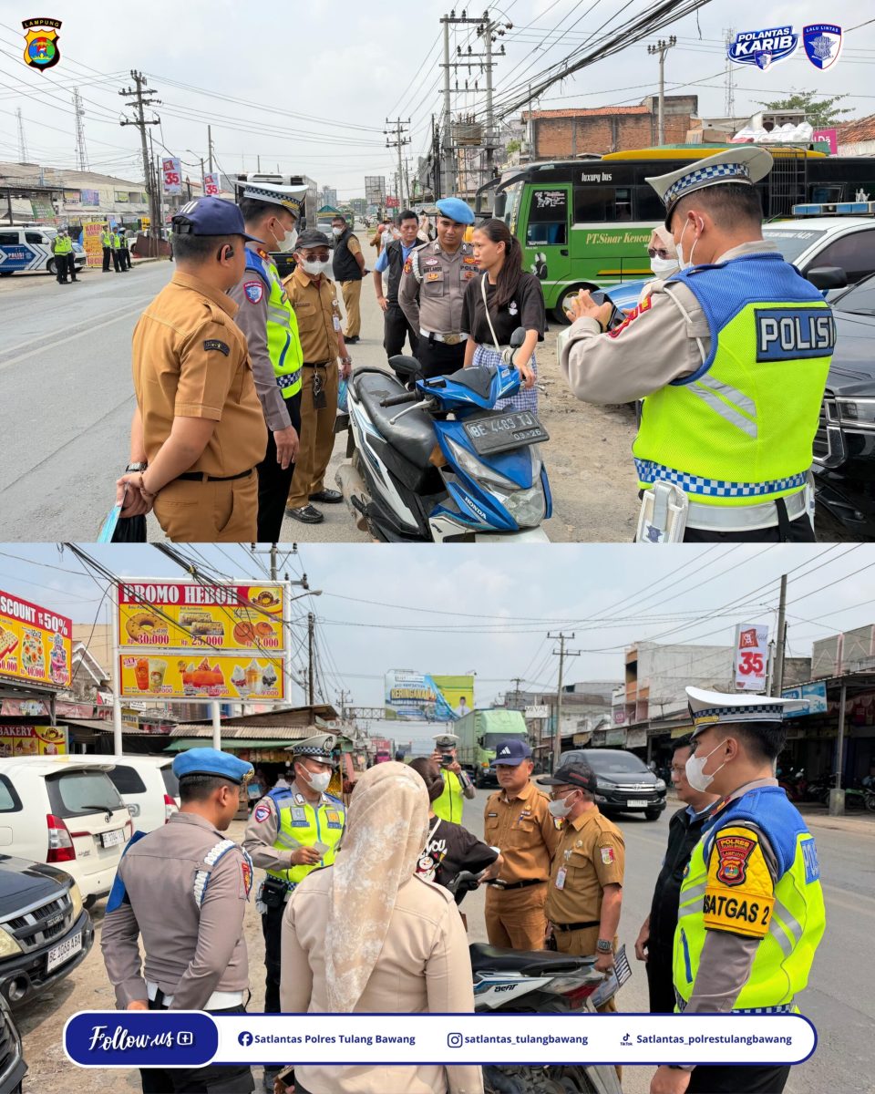 Satlantas Polres Tulang Bawang Gelar Operasi Patuh Krakatau 2026 di Jalan Lintas Timur, Pengendara Tertib Pajak Dapat Minyak Goreng