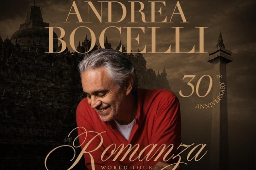 Konser Andrea Bocelli di Indonesia Tetap Digelar, Donasi 100.000 Sepatu untuk Anak Korban Konflik
