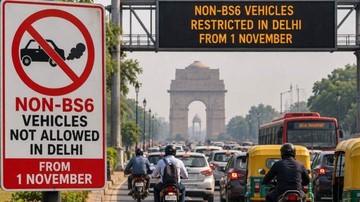 India Larang Kendaraan di Bawah Standar BS6 Masuk Delhi Mulai 1 November 2026