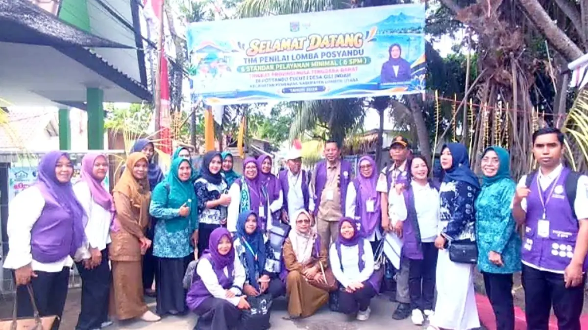 Satpol PP NTB Tinjau Posyandu Cucut 1 Gili Air, 5 dari 6 Standar Pelayanan Minimal Belum Berjalan Maksimal