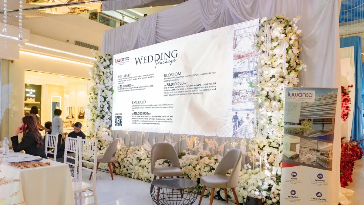 Luwansa Hotel Manado Tawarkan Cashback Rp3 Juta untuk Calon Pengantin di Pameran Wedding Mantos