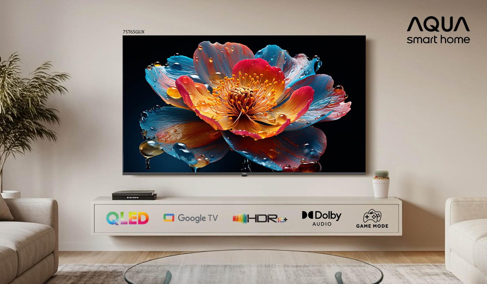 5 Keunggulan AQUA TV 75T65GUX untuk Hiburan Keluarga