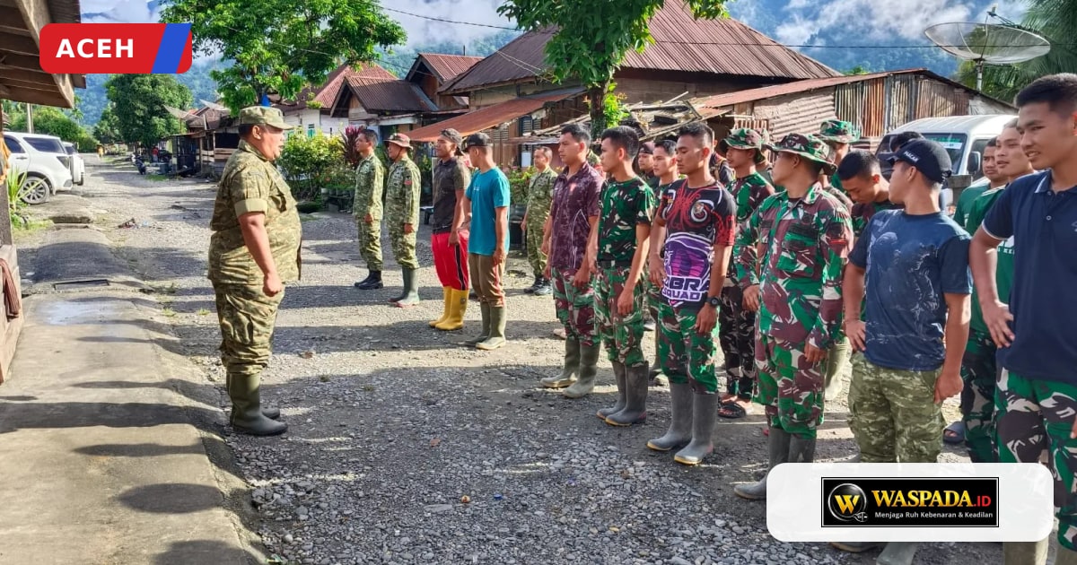 TMMD ke-130 Kodim 0108/Agara di Aceh Tenggara Perbaiki Pipa Air Bersih dan Renovasi Rumah Warga